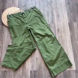 Velvet by Graham & Spencer Mya utility wide leg crop pants cotton Evereve